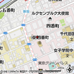 東京都千代田区四番町4-22周辺の地図