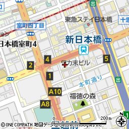 新日本橋駅前郵便局周辺の地図