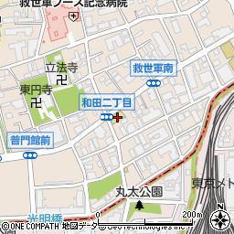 ミニストップ杉並和田店周辺の地図