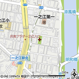 一之江三丁目児童遊園周辺の地図