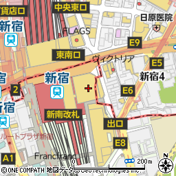 ＮＥＷｏＭａｎ新宿周辺の地図