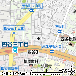 東京都新宿区荒木町2周辺の地図