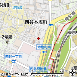 東京都新宿区四谷本塩町4周辺の地図