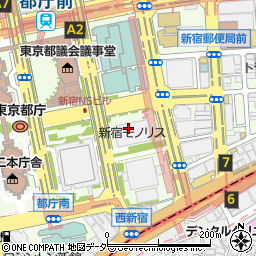 まるかみ水産 新宿店周辺の地図