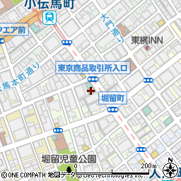 ファミリーマート日本橋堀留町一丁目店周辺の地図