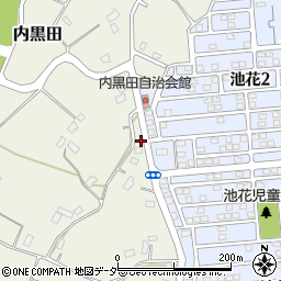 千葉県四街道市内黒田244周辺の地図