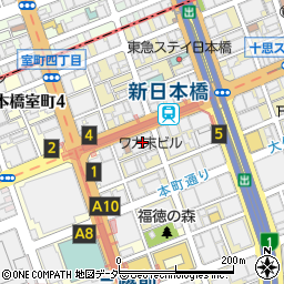 ザキャスティング日本橋周辺の地図
