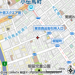 日本橋堀留町１丁目パーキングメーター５周辺の地図