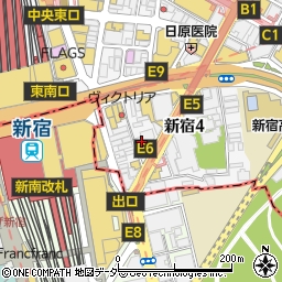 湘南美容外科クリニック　新宿南口院周辺の地図