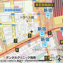 九州うまかもん 個室居酒屋 博多亭 新宿西口店周辺の地図