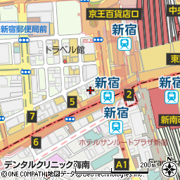 新宿隠れ別邸 和の華たんぽぽ周辺の地図
