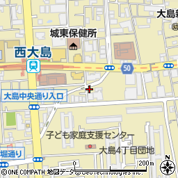 あわーず東京江東訪問看護リハビリステーション周辺の地図