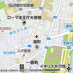 東京都千代田区三番町5-11周辺の地図