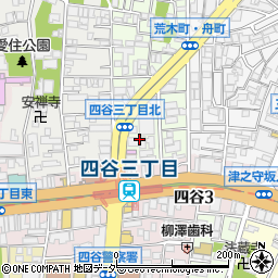 東京都新宿区舟町1周辺の地図