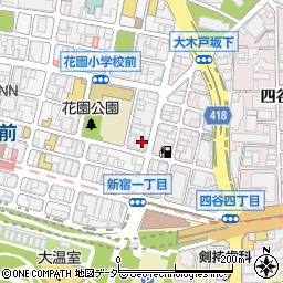 新宿武蔵周辺の地図