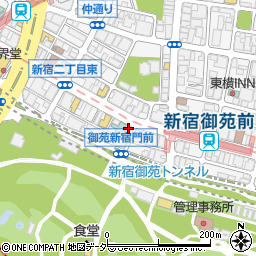 サニープラザ新宿御苑ビル周辺の地図