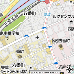 東京都千代田区六番町4-5周辺の地図