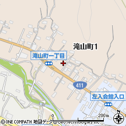 東京都八王子市滝山町周辺の地図