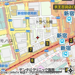 厳選和食と銘酒 完全個室居酒屋 なごみ 新宿西口店周辺の地図