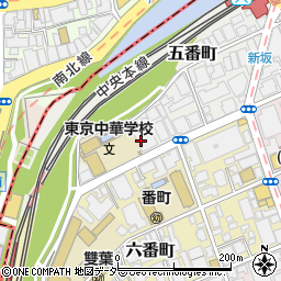 東京都千代田区五番町12-1周辺の地図