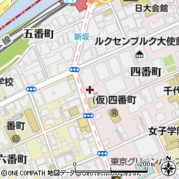 東京都千代田区四番町4-21周辺の地図