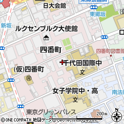 東京都千代田区四番町5-3周辺の地図