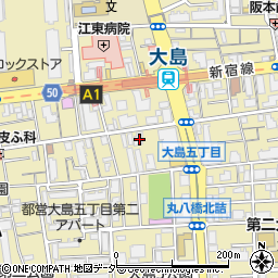 医療法人財団健和会 大島訪問看護ステーション周辺の地図