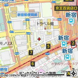 薄皮餃子専門 渋谷餃子 新宿西口店周辺の地図