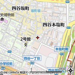 東京都新宿区四谷坂町1-7周辺の地図