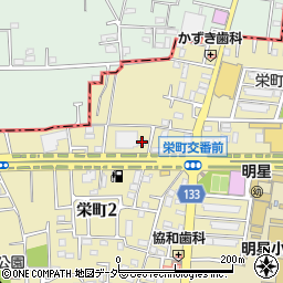 シャトレー栄町周辺の地図