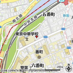 東京都千代田区五番町12-2周辺の地図