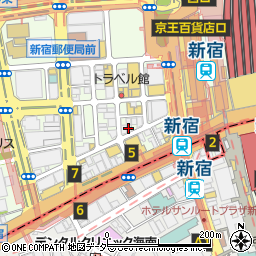 新宿 ばんばん周辺の地図