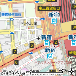 ＰＲＥＭＩＵＭＢＡＲＢＥＲ新宿店周辺の地図