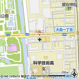 アパホテル東京大島周辺の地図