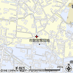 山梨県甲府市山宮町1901周辺の地図