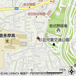 浜田山タウンハウス周辺の地図