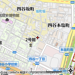 東京都新宿区四谷坂町2-19周辺の地図