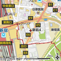 新宿美容内科医療クリニック周辺の地図