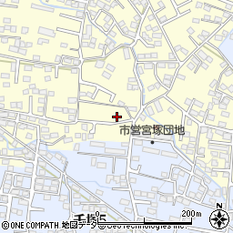 山梨県甲府市山宮町1864周辺の地図