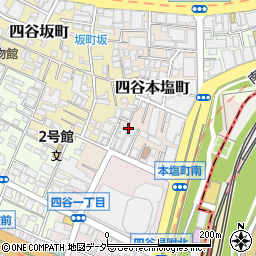 東京都新宿区四谷本塩町3周辺の地図