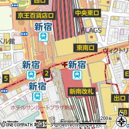 新宿駅南口 新宿区 地点名 の住所 地図 マピオン電話帳