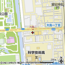 アパホテル東京大島周辺の地図