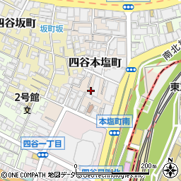 東京都新宿区四谷本塩町4-19周辺の地図
