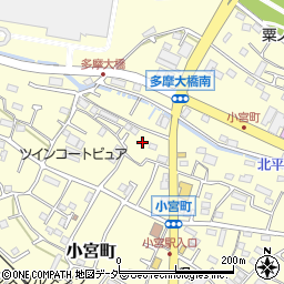 東京都八王子市小宮町928周辺の地図