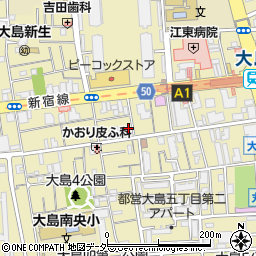 東京整骨院　大島院周辺の地図