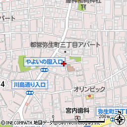 東京都中野区弥生町3丁目34周辺の地図