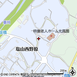 山梨県甲州市塩山西野原550周辺の地図