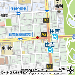 東京都江東区住吉周辺の地図