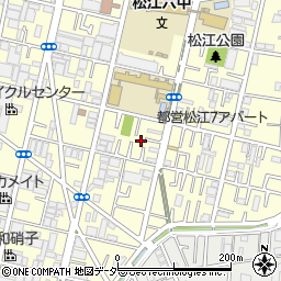 東京都江戸川区松江7丁目周辺の地図