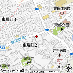 東京都江戸川区東瑞江周辺の地図